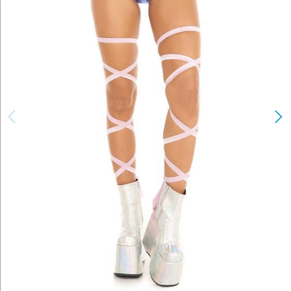 Non-slip Lavendar Leg Wraps